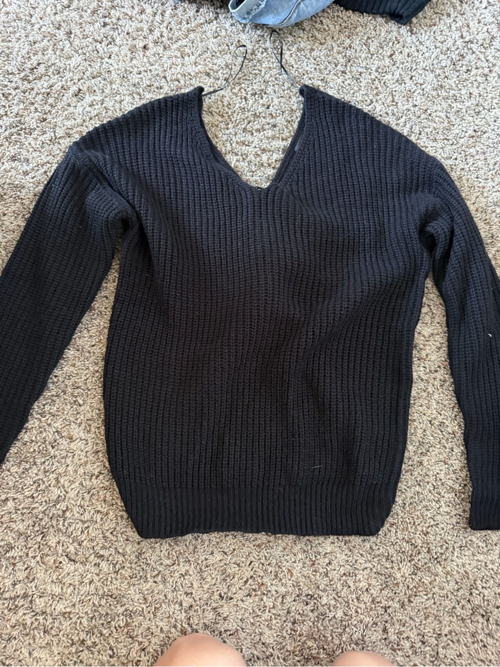 Black Knit Sweater